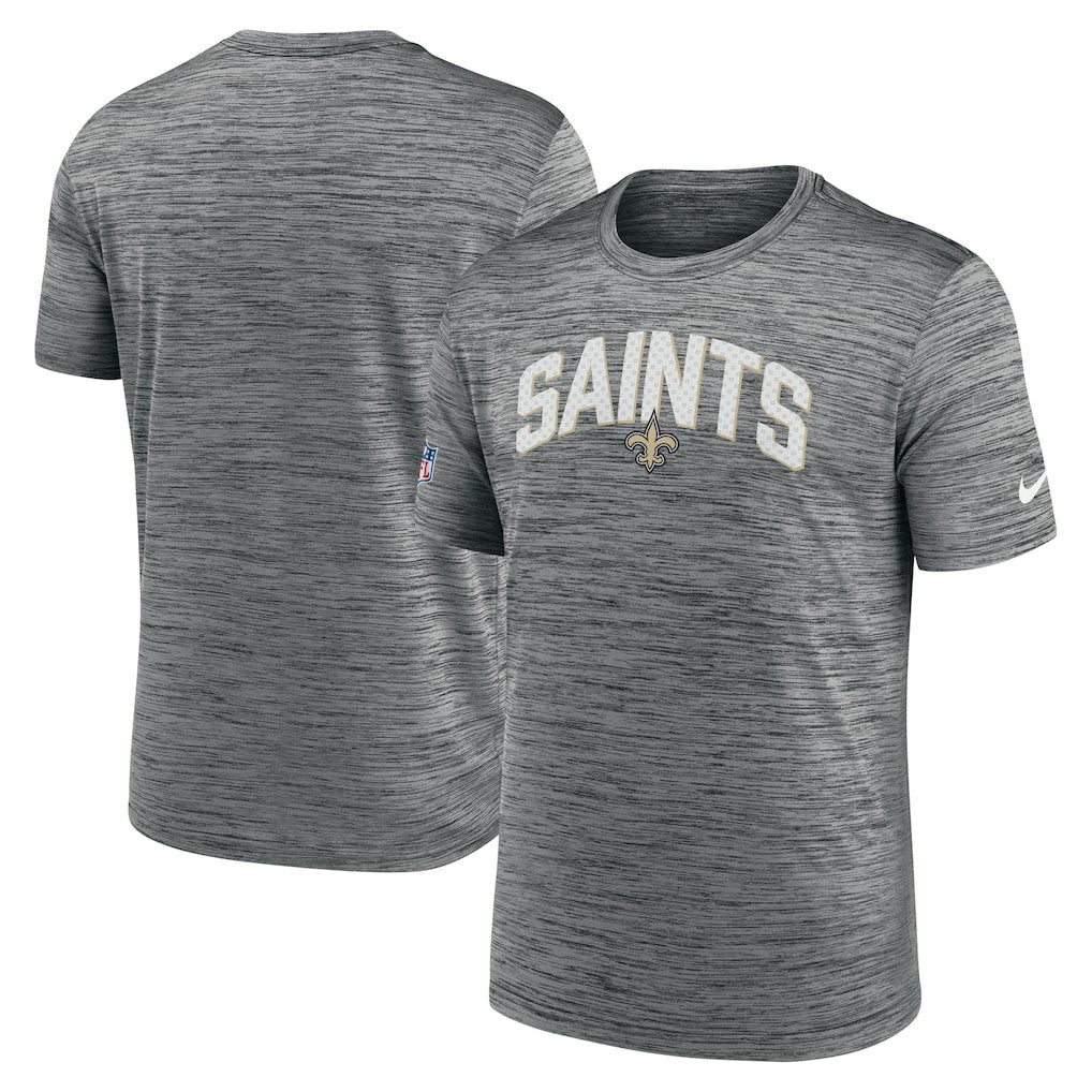 Sideline Velocity Athletic Stack Performance T-Shirt - New Orleans Saints T-shirts