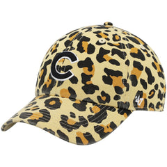 Tan Chicago Cubs '47 Women's Bagheera Cheetah Clean up Adjustable Hat