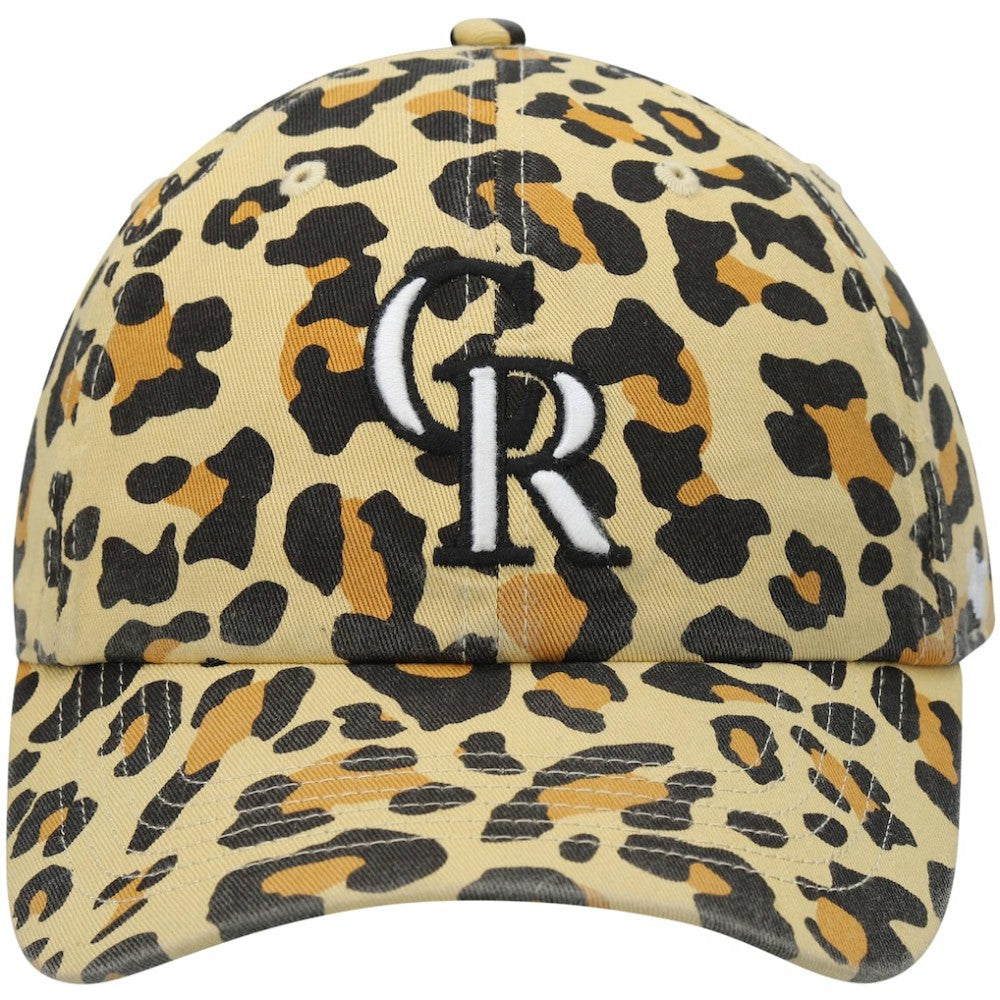 Tan Colorado Rockies '47 Women's Bagheera Cheetah Clean up Adjustable Hat