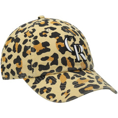 Tan Colorado Rockies '47 Women's Bagheera Cheetah Clean up Adjustable Hat