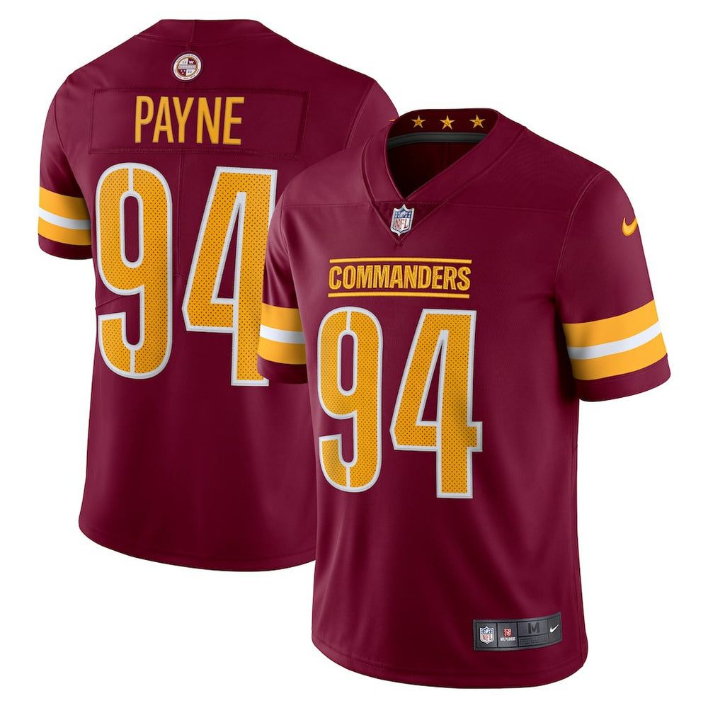 Da'Ron Payne  Vapor Limited Jersey - Washington Commanders Jerseys