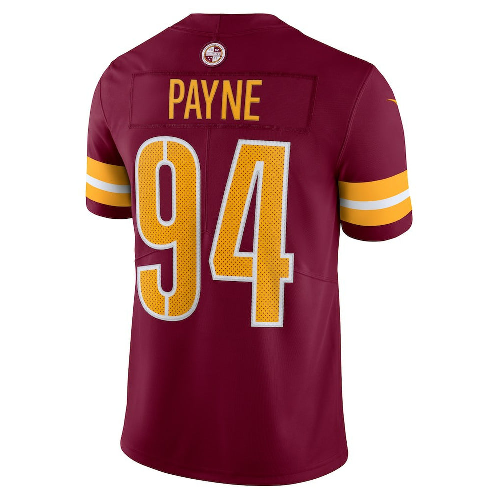 Da'Ron Payne  Vapor Limited Jersey - Washington Commanders Jerseys