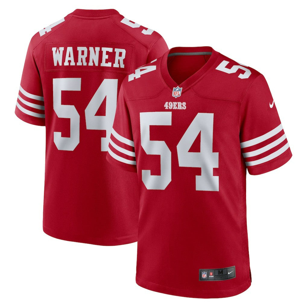 Fred Warner  Team Game Player Jersey - San Francisco 49ers Jerseys