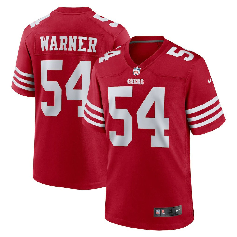 Fred Warner  Team Game Player Jersey - San Francisco 49ers Jerseys