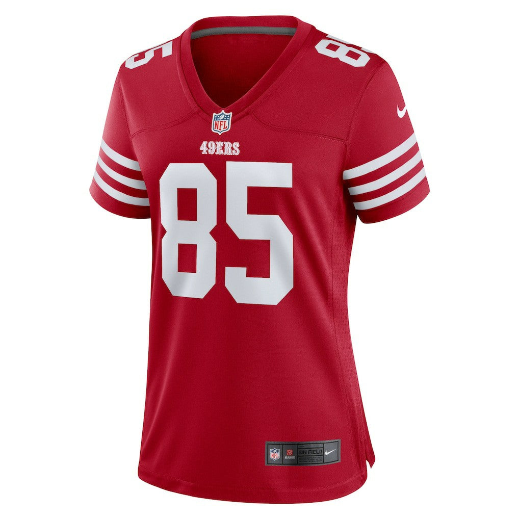 George Kittle  Women's Team Game Player Jersey - San Francisco 49ers Jerseys