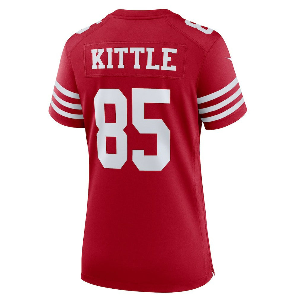 George Kittle  Women's Team Game Player Jersey - San Francisco 49ers Jerseys