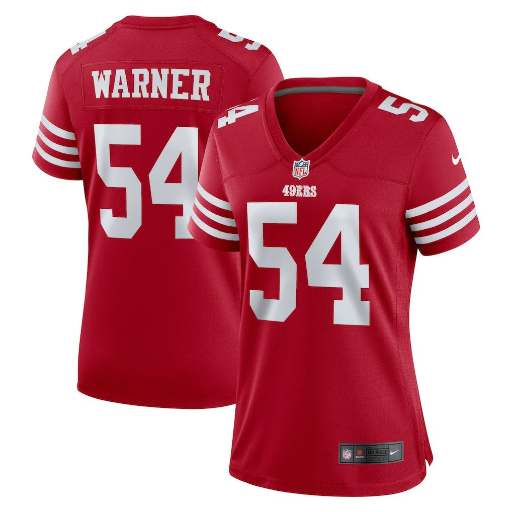 Fred Warner  Women's Game Player Jersey - San Francisco 49ers Jerseys