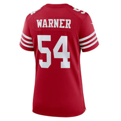 Fred Warner  Women's Game Player Jersey - San Francisco 49ers Jerseys