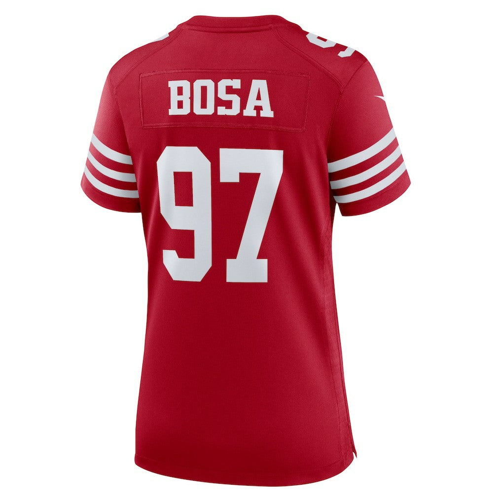 Nick Bosa  Women's Team Game Player Jersey - San Francisco 49ers Jerseys