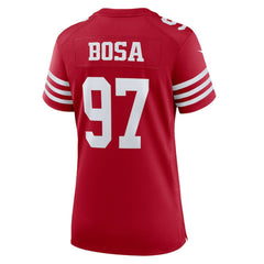 Nick Bosa  Women's Team Game Player Jersey - San Francisco 49ers Jerseys