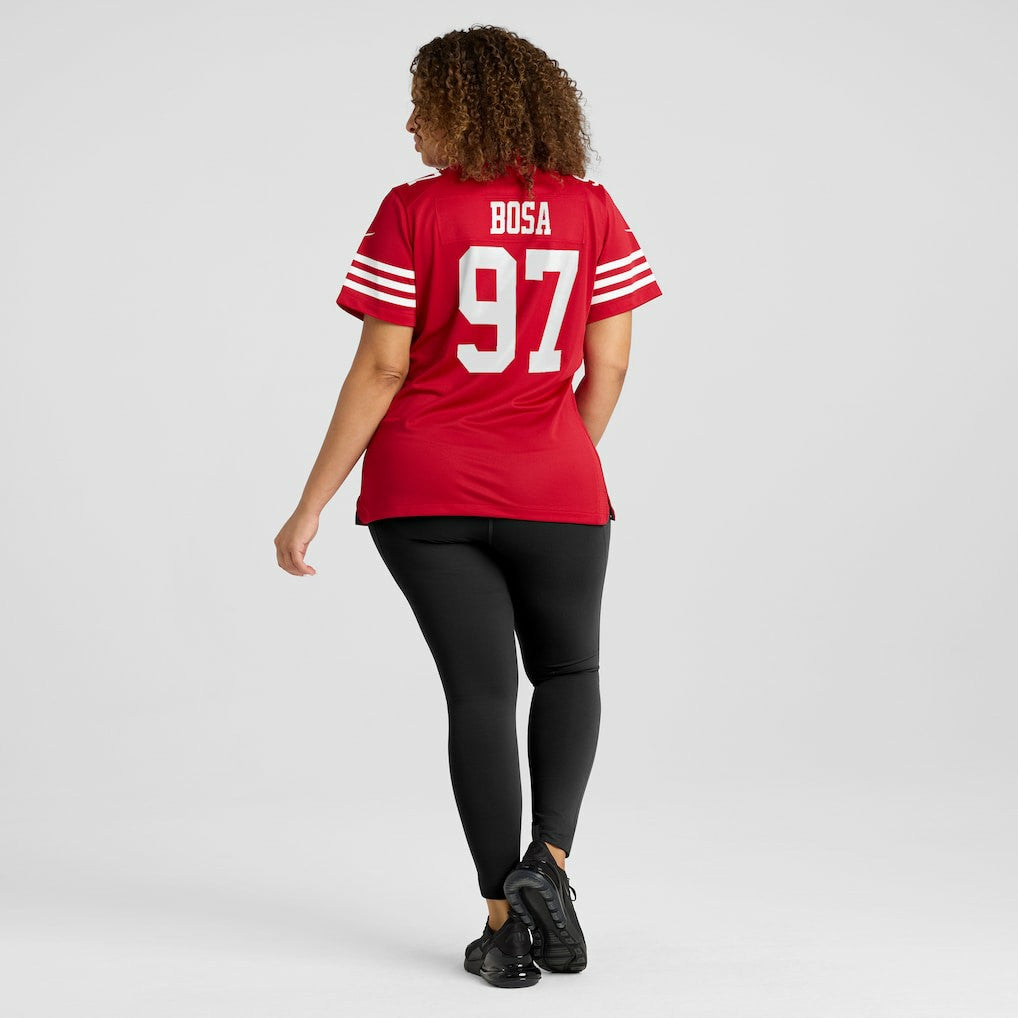 Nick Bosa  Women's Team Game Player Jersey - San Francisco 49ers Jerseys