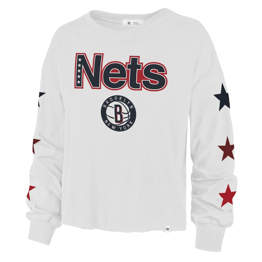 47 brand Brooklyn Nets '47 Women's 2021/22 City Edition Call Up Parkway Long Sleeve T-Shirt