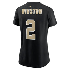 Jameis Winston  Women's Name & Number T-Shirt - New Orleans Saints T-shirts