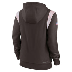 Women's Sideline Stack Performance Pullover Hoodie - Cleveland Browns Hoodies