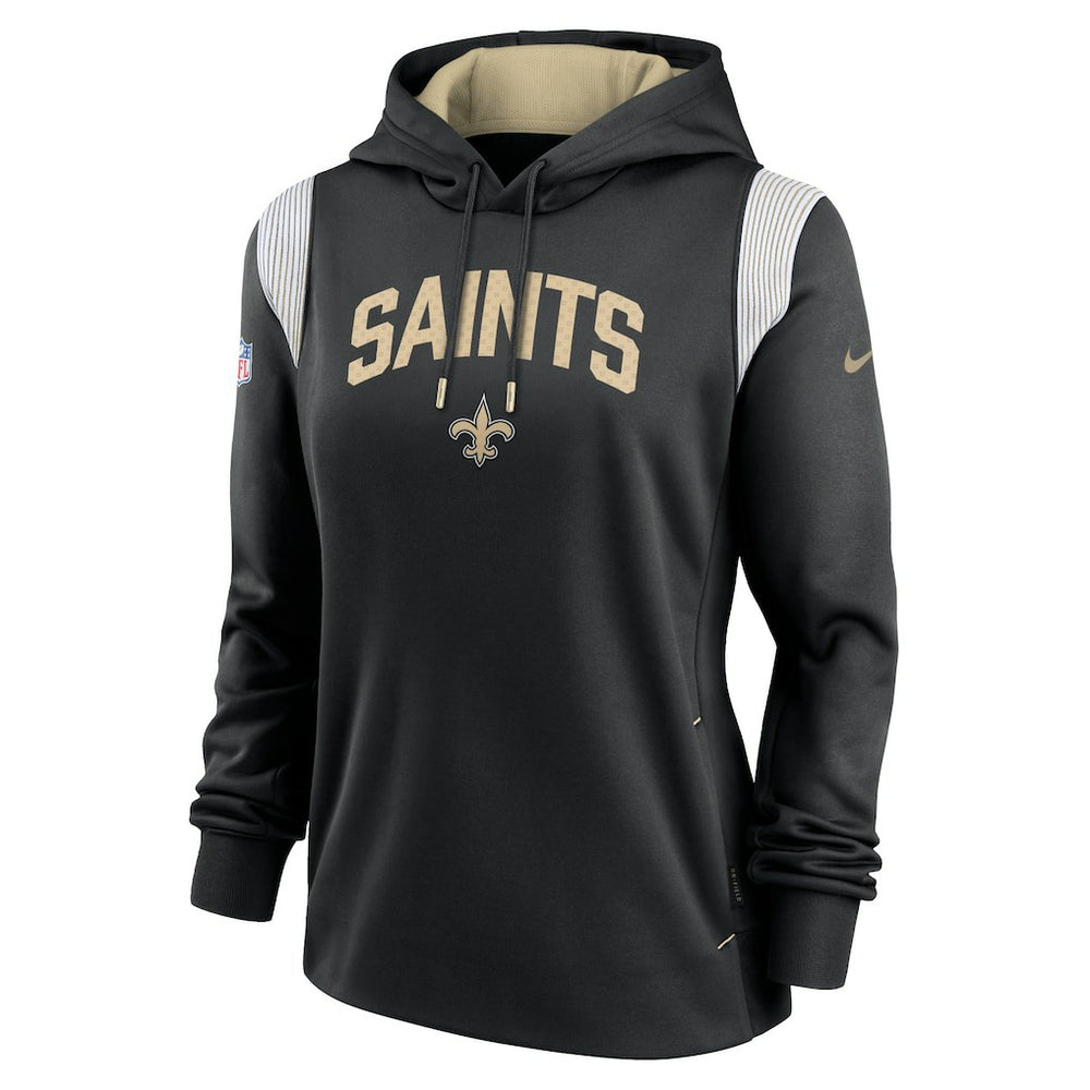 Women's Sideline Stack Performance Pullover Hoodie - New Orleans Saints Hoodies