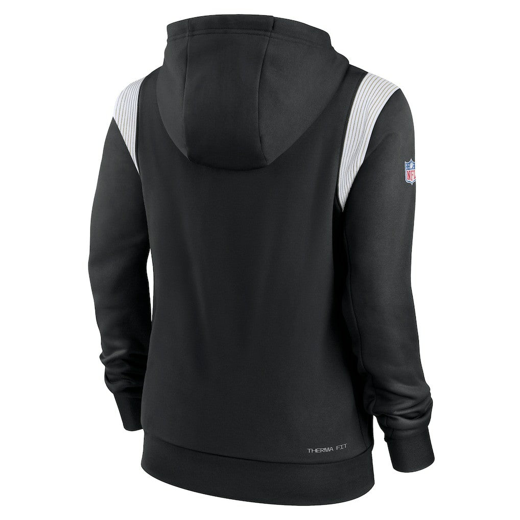 Women's Sideline Stack Performance Pullover Hoodie - New Orleans Saints Hoodies