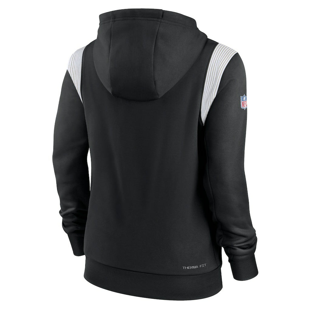 Women's Sideline Stack Performance Pullover Hoodie - New Orleans Saints Hoodies