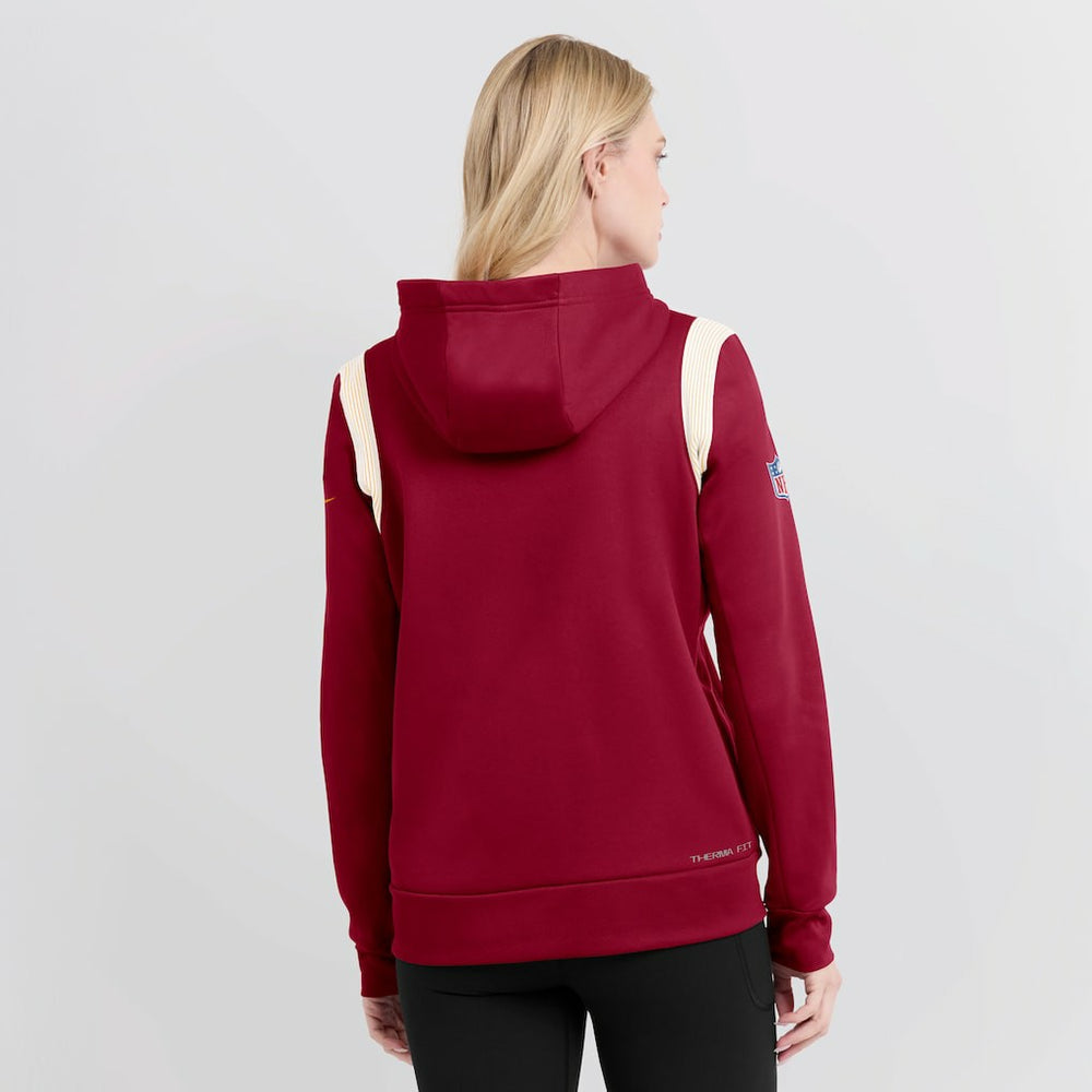 Women's Sideline Stack Performance Pullover Hoodie - Washington Commanders Hoodies