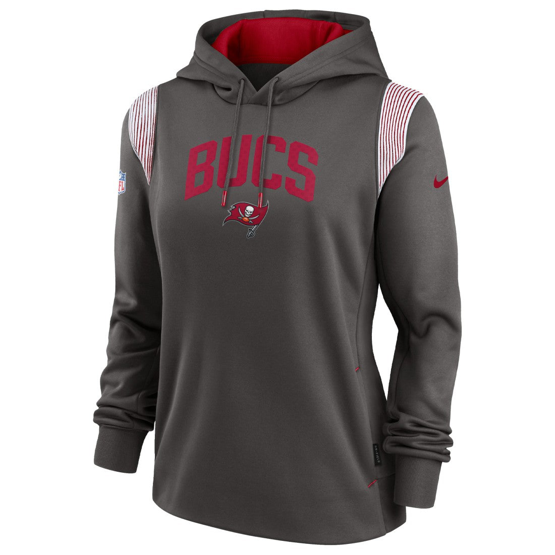 Women's Sideline Stack Performance Pullover Hoodie - Tampa Bay Buccaneers Hoodies