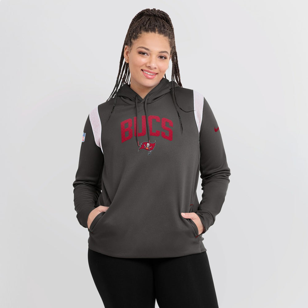 Women's Sideline Stack Performance Pullover Hoodie - Tampa Bay Buccaneers Hoodies