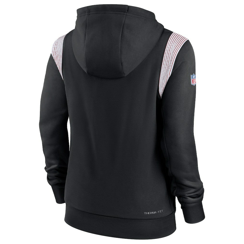 Women's Sideline Stack Performance Pullover Hoodie - Atlanta Falcons Hoodies