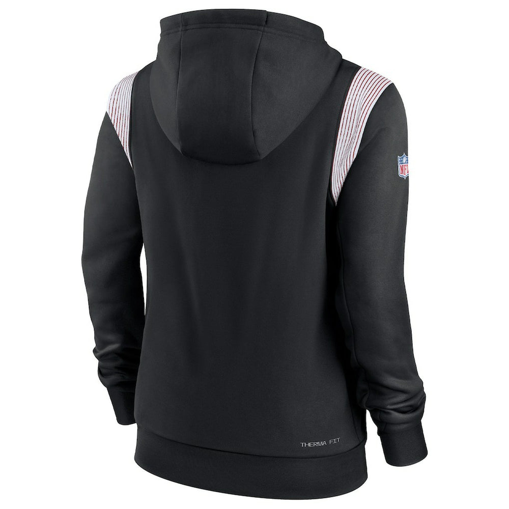 Women's Sideline Stack Performance Pullover Hoodie - Atlanta Falcons Hoodies