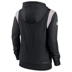 Women's Sideline Stack Performance Pullover Hoodie - Atlanta Falcons Hoodies