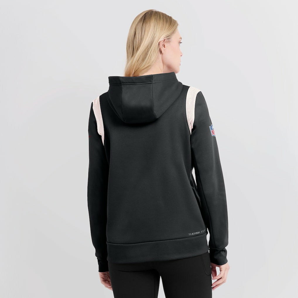 Women's Sideline Stack Performance Pullover Hoodie - Atlanta Falcons Hoodies
