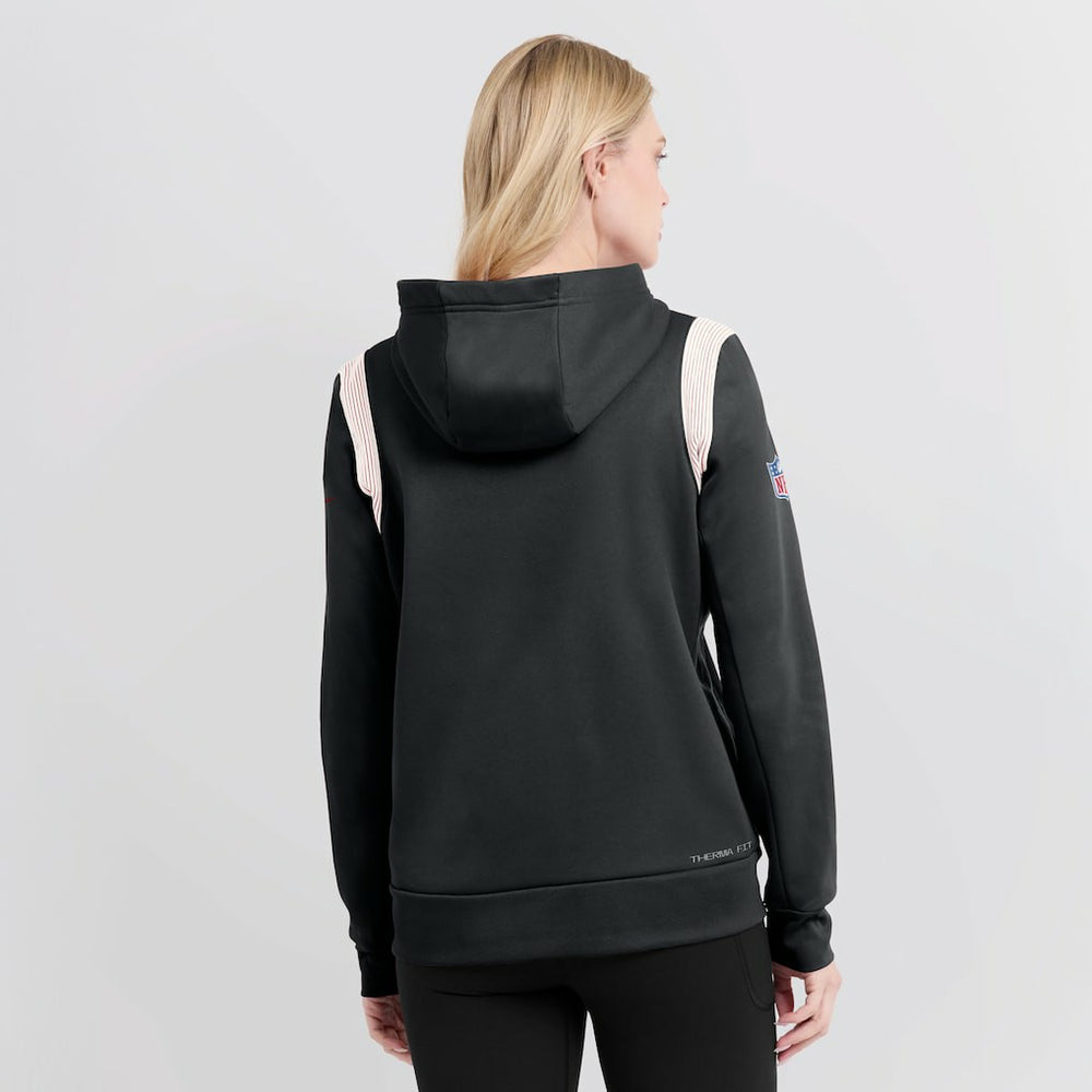 Women's Sideline Stack Performance Pullover Hoodie - Atlanta Falcons Hoodies