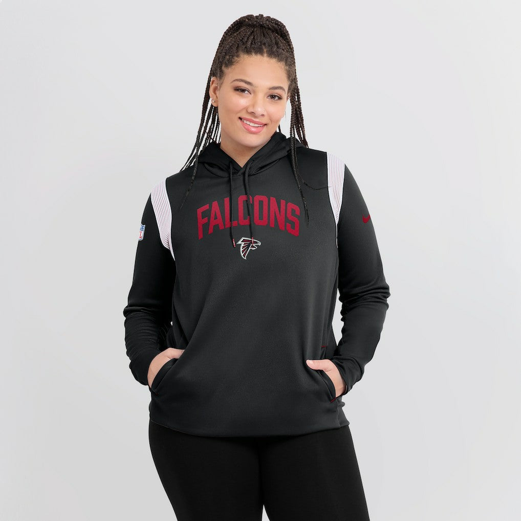 Women's Sideline Stack Performance Pullover Hoodie - Atlanta Falcons Hoodies