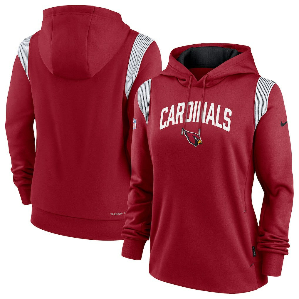 Women's Sideline Stack Performance Pullover Hoodie - Arizona Cardinals Hoodies