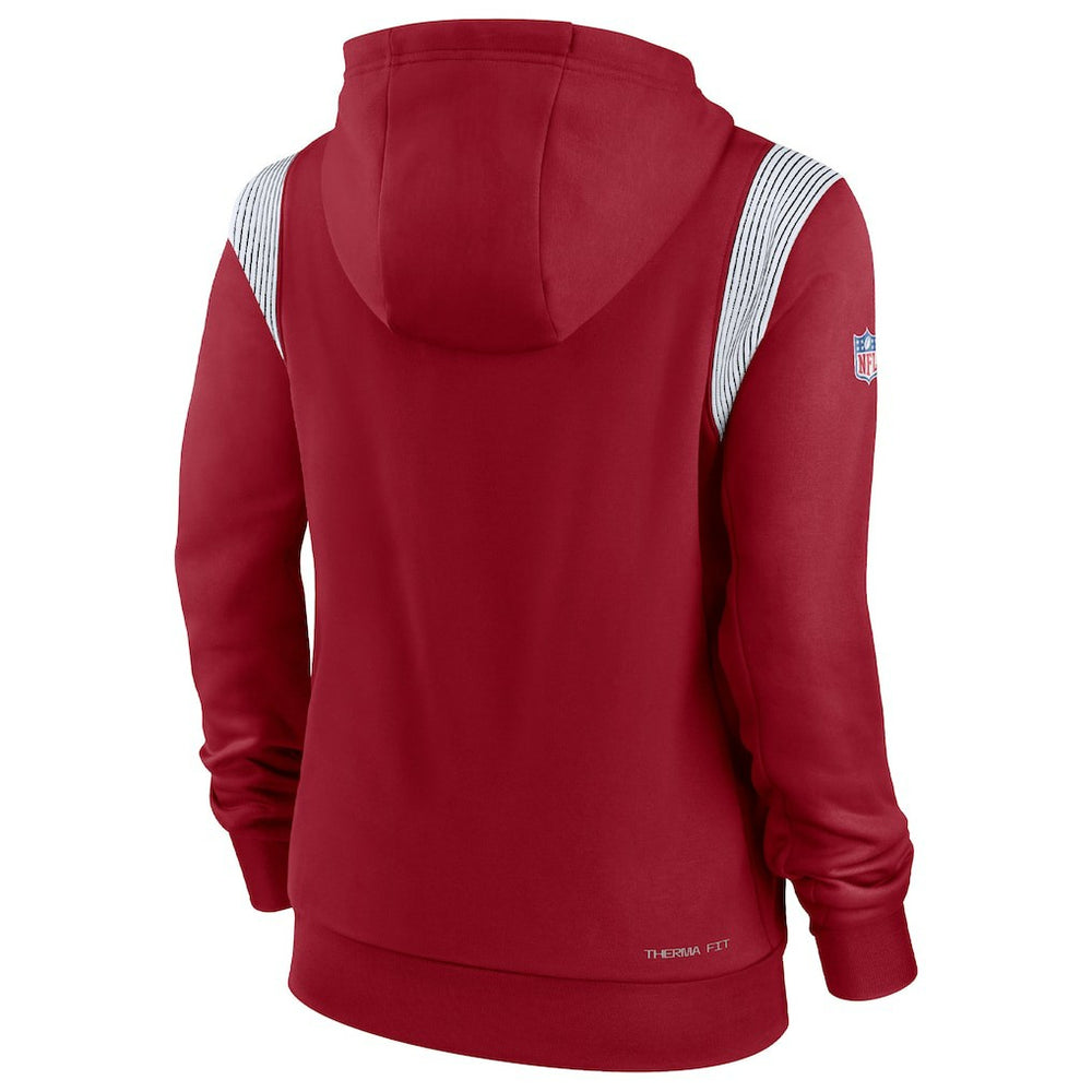 Women's Sideline Stack Performance Pullover Hoodie - Arizona Cardinals Hoodies