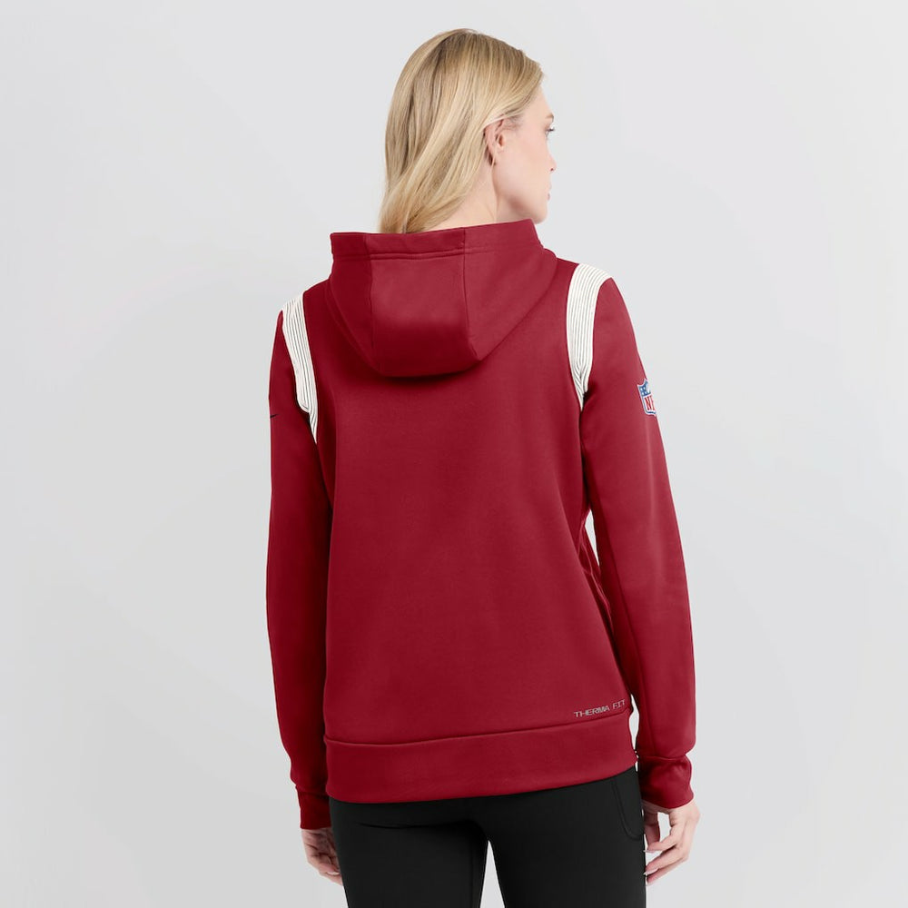 Women's Sideline Stack Performance Pullover Hoodie - Arizona Cardinals Hoodies