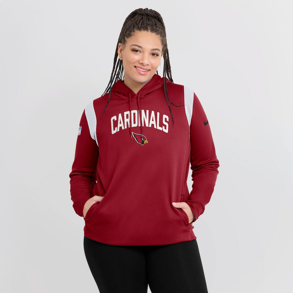 Women's Sideline Stack Performance Pullover Hoodie - Arizona Cardinals Hoodies