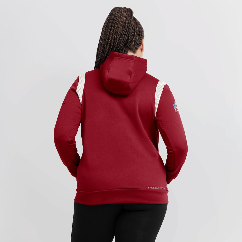 Women's Sideline Stack Performance Pullover Hoodie - Arizona Cardinals Hoodies