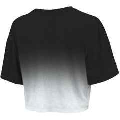 Brooklyn Nets Majestic Threads Women's Dirty Dribble Tri-Blend Cropped T-Shirt