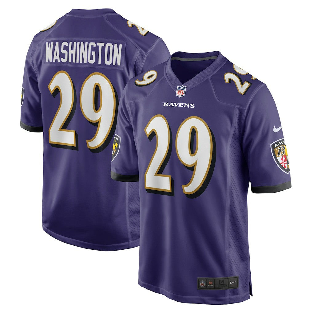 Ar'Darius Washington  Player Game Jersey - Baltimore Ravens Jerseys