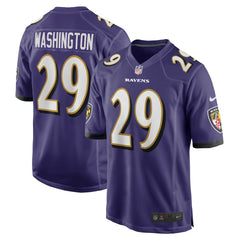 Ar'Darius Washington  Player Game Jersey - Baltimore Ravens Jerseys