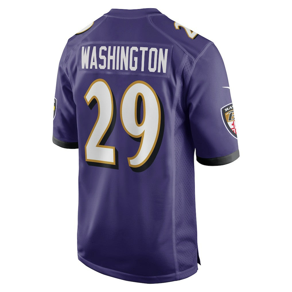 Ar'Darius Washington  Player Game Jersey - Baltimore Ravens Jerseys