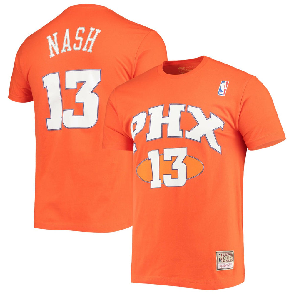 Mitchell & Ness Steve Nash Phoenix Suns Hardwood Classics Stitch Name & Number T-Shirt