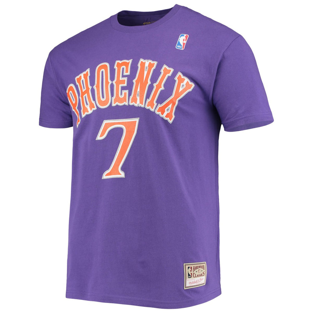 Mitchell & Ness Kevin Johnson Phoenix Suns Hardwood Classics Stitch Name & Number T-Shirt