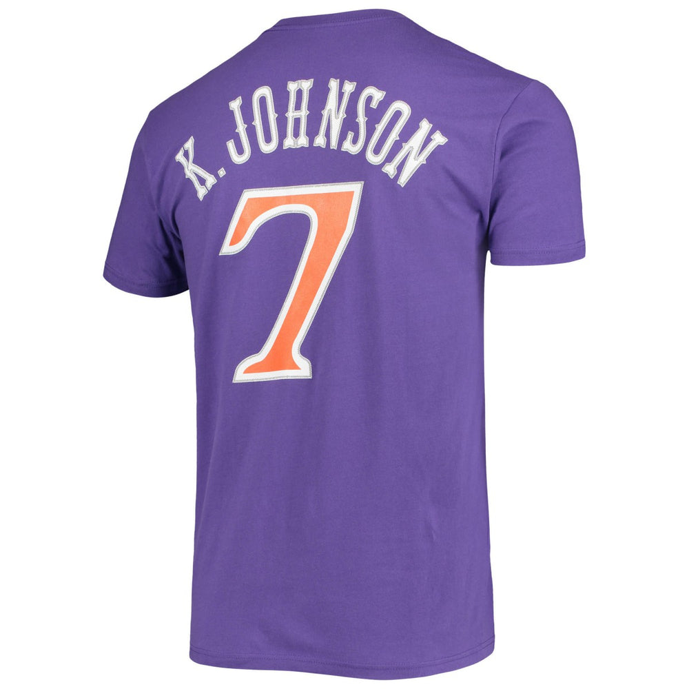 Mitchell & Ness Kevin Johnson Phoenix Suns Hardwood Classics Stitch Name & Number T-Shirt