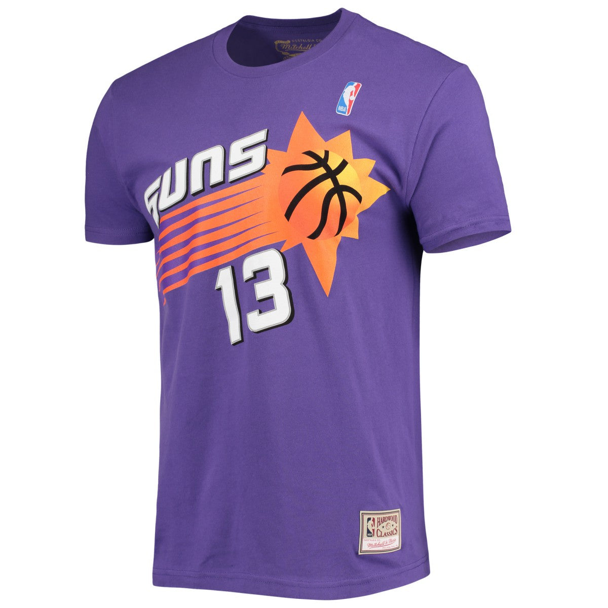 Mitchell & Ness Steve Nash Phoenix Suns Hardwood Classics Stitch Name & Number T-Shirt