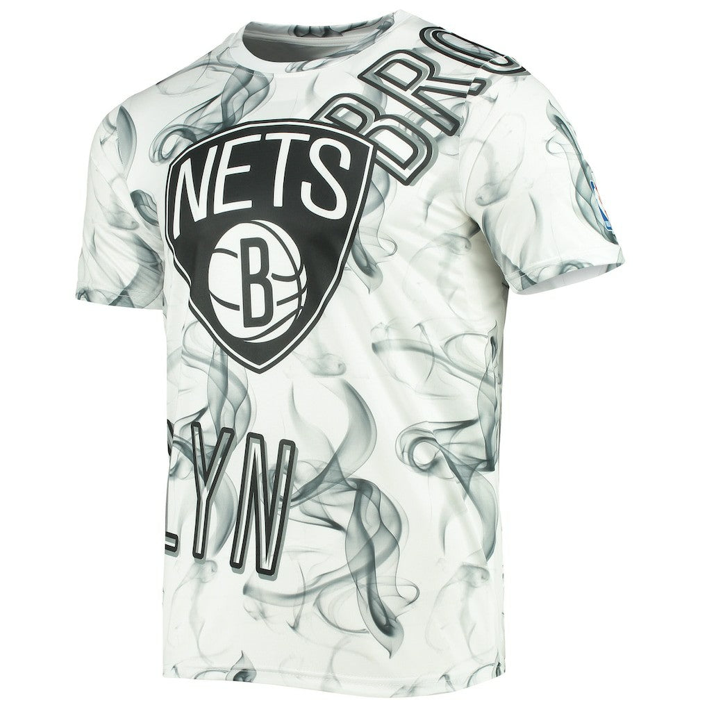 Brooklyn Nets FISLL Asymmetric Bold Smoke T-Shirt