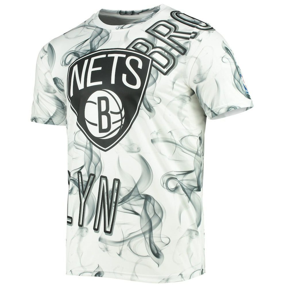 Brooklyn Nets FISLL Asymmetric Bold Smoke T-Shirt