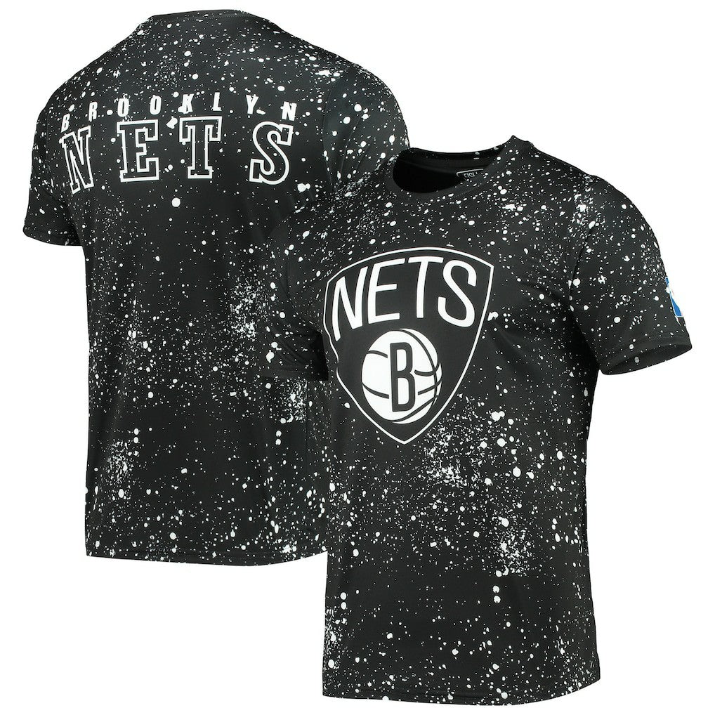 Brooklyn Nets FISLL Splatter Print T-Shirt