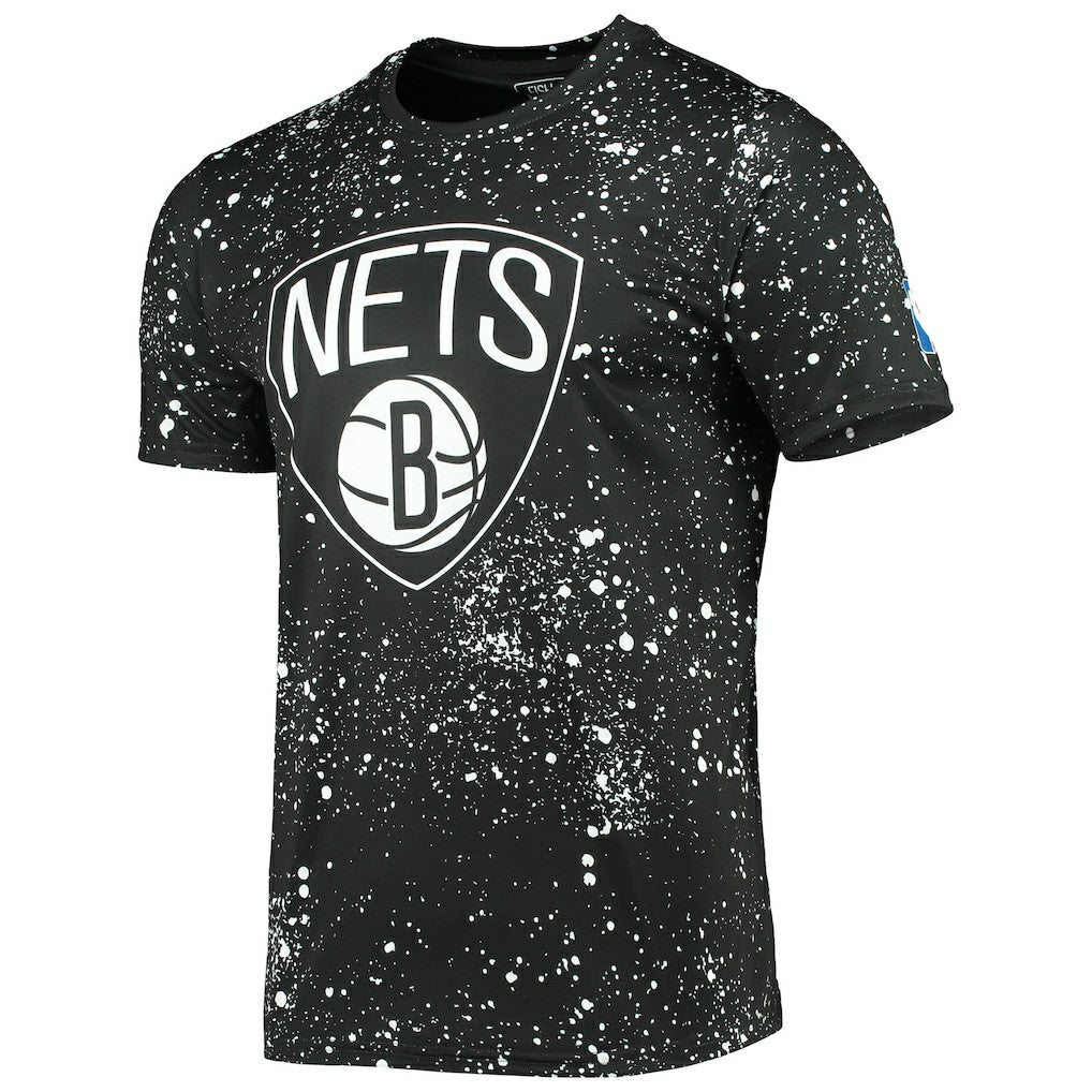 Brooklyn Nets FISLL Splatter Print T-Shirt