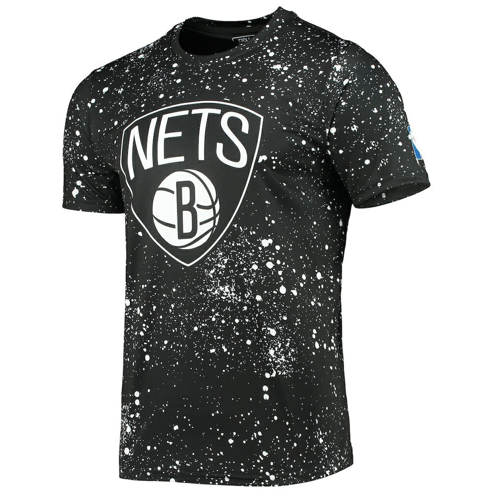 Brooklyn Nets FISLL Splatter Print T-Shirt