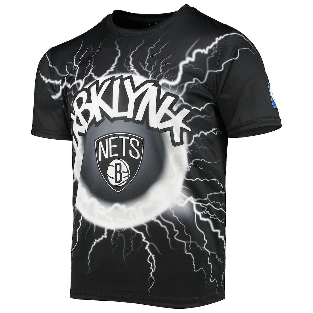 Brooklyn Nets FISLL Tornado Bolt T-Shirt