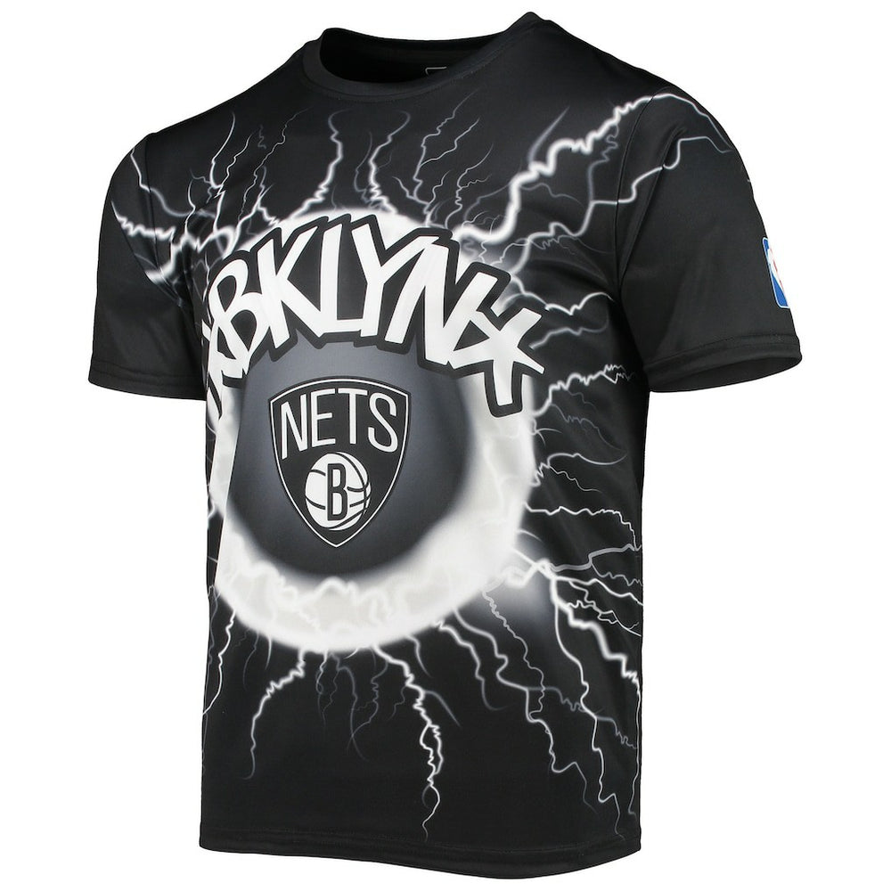 Brooklyn Nets FISLL Tornado Bolt T-Shirt
